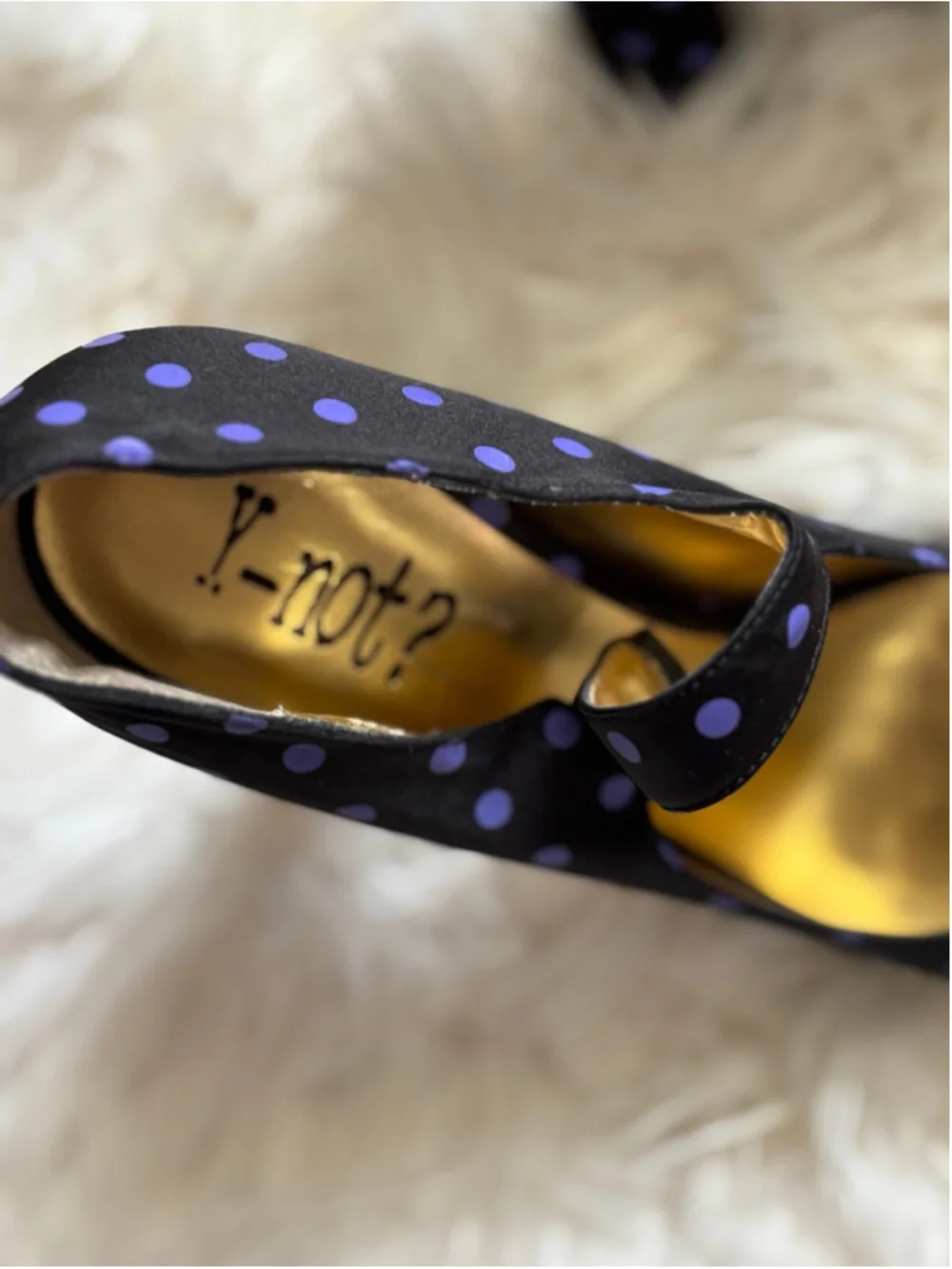 Well worn woman's platform heels 7